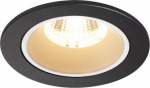 NUMINOS&reg; DL S, Indoor LED recessed ceiling light black/white 2700K 20&deg; including leaf springs 1003770 | 4024163239202