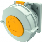 Panel mounted recept., 32A3p4h110V, IP67 1809 | 4015394215172