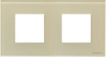 N2272 CP Double frame, pearl glass, 2 modules Zenit 2CLA227200N3501 | 8427238102894