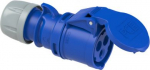 CEE connector 3x16A (2P+PE) 6h IP44 SHARK blue 213-6 | 9003399124853