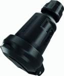 Socket outlet SCHUKO, 3P(2P+PE), 16A, 230V, IP54, black 158071 | 4015394311119