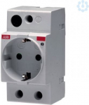 M1175 pistikupesa Schuko 250VAC 16A 50/60Hz 2CSM210000R0721 | 8012542027850
