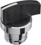 Operating head with bezel &Oslash; 28,5mm, metal, black long handle. range of product: Harmony Series K - component name: KAX - rotary handle padlocking: without. KAXZ1C12 | 3389110980769