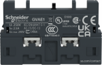 TeSys GV2 & GV3, auxiliary contact, 1 NO/NC. range: TeSys - device short name: GVAE - product or component type: auxiliary contact block - product compatibility: GV2L, GV2LE, GV2ME, GV2P, GV2RT, GV3L, GV3P - pole contact composition: 1 NO/NC - co ...