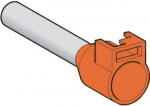 Cable end, 4 mm2, orange, 100 pcs DZ5CA042 | 3389110535679