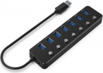 I/O HUB USB3 7PORT/UHB-U3P7P-01 GEMBIRD UHB-U3P7P-01 | 8716309124676
