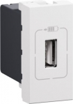 MOSAIC USB CHARGEUR 1 MOD TYPE A 1.5A 7.5W WHITE 077591 | 3245060775919