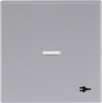 With "Plug" icon. As cover for flush-mounted switch 1g1w DP and 3pole with neon lens and marking "I O" As cover for flush-mounted 1gang 1way, 1gang 2way switch, intermediate switch, push-button and control switch 1gang 2way. 2CKA001751A3159 | 4011395 ...