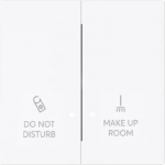 As cover for flush-mounted rocker control switch insert, DND/MUR. DO NOT DISTURB MAKE UP ROOM 2CKA001751A3309 | 4011395315385