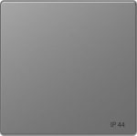 1-gang rocker, stainless steel, IP44, Merten System Design MEG3304-6036 | 4042811195922