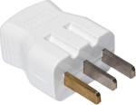 Exxact Norwegian stove plug 2P 25A 250V AC - white WDE000092 | 3606480785382