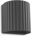 Wall light Zyra, anthracite, up & down light, LED, 4.3W, 800lm, 2700K, IP44 929004702401 | 8721103104830