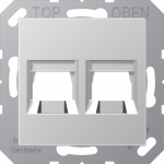 centre plate for MJ f. 2 sockets A1569-2WEAL | 4011377177468