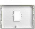 Mounting frame for mounting the Busch-SmartTouch 7-inch 6136/07-8xx onto: - standard flush-mounted box (e.g. 3040) - old control panel box 6136/UP - directly on the wall - table stand 83506 2CKA006136A0209 | 4011395223482