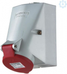Wall mounted recept., 32A4p6h400V, IP44 1425 | 4015394010630