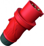 CEE Industrial Plug PowerTOP Xtra 4x16A 6h 400V IP54 red 13506 | 4015394296713