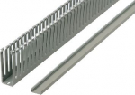 Cable ducting with cover, 2m, 50x50mm, RAL 7030 NSYCD2M5050