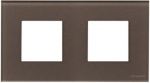 N2272 CC Double frame, coffee glass, 2 modules Zenit 2CLA227200N3701 | 8427238102931