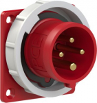 CEE-flanged plug 4x16A (3P+PE) 6h IP67 red 6142-6 | 9003399329333