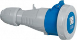 Mobile socket P17 - IP66/67 - 200/250 V~ - 16 A - 3P+E 555305