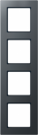 4-gang frame anthracite, A-Creation AC584BFANM | 4011377129498