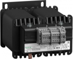 This ABL6 transformer supplies alternating current to control circuits while isolating them from mains power. It has a rated input voltage of 230V to 400V AC, a rated output voltage of 230V AC and a rated power of 2.5kVA / 2500VA. It offers an econom ...