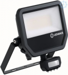 LED floodlight, FL 50 41W 3000K 5500lm 830 PS SY100, black, with a sensor 4099854306860 | 4099854306860