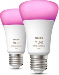 !!! EOL !!! Hue LED bulbs E27 9W A60 2 pcs. White and Color Ambiance 929002468802 | 8719514291317