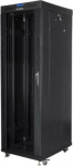 Lanberg | Rack cabinet 19" free-standing 37U/800x1000 (flat pack) with glass door, LCD | FF01-8037-12BL | Black FF01-8037-12BL | 5901969433869