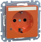 Schneider Electric Merten System M socket outlet MEG2303-0302 is a mechanism with central plate in color orange. This socket outlet belongs to M-Arc, M-Elegance, M-Plan, M-Plan glass, M-Smart, M-Star, System M aesthetic group. The outlet pole configu ...