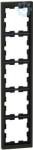 D-Life metal frame, 5-gang, mocca m etallic MEG4050-6552 | 4042811198220