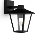Wall light Kinno, black, downward-facing, E27, 25W, IP44 929004141201 | 8720169351370