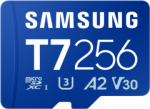 Samsung MicroSD card | T7 | 256 GB | microSDXC | Flash memory class U3, V30, A2 MB-MB256T/WW | 8806097635055