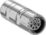 M23 industrial connector for creating power cordsets - 1.5 or 2 mm&sup2; - set of 5 VW3M8215 | 3389118211605
