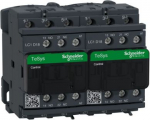 TeSys D reversing contactor, 3p(3 NO), AC-3, <= 440 V 18A, 110 V AC coil. range: TeSys - device short name: LC2D - contactor application: motor control, resistive load - utilisation category: AC-1, AC-3 - device presentation: preassembled with revers ...