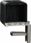 Unica system+ - Mod Unit desk/end pce clamp kit - Anthra INS44285 | 3606489820169