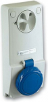 Unika interlocked socket, 16A, 3p+E, 200...250 V AC, IP65, panel. range of product: PratiKa - product or component type: interlocked socket - device short name: Unika socket - plug, socket category: low voltage - poles description: 3P + E - network t ...