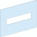 Front plate, PrismaSeT P, for EZC250, 7M, vertical, fixed, rotary handle, cut-out, W600/W650 LVS03305 | 3606481871954