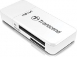 Memory card reader, FLASH USB3.1, White TS-RDF5W | 760557826613