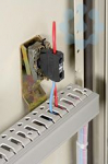 Cable ducting with cover, 2m, 25x25mm, RAL 7030 NSYCD2M2525 | 3606480180873