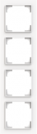4 set frame, white matt Busch-art linear 1724-44M-500 2CKA001754A4866 | 4011395321256