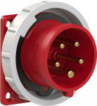 Industrial panel plug 5x16A (3P+N+PE) 6h IP67 75x75mm red 6152-6 | 9003399742460