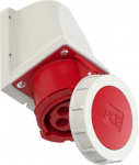 Wall socket outlet 4x32A (3P+PE) 3h IP67 red 1242-3v | 9003399146213