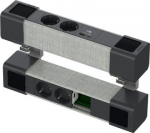 Socket block 2xDE SO+ USBA/C anthracite/grey Unica system+ INS44405 | 3606489820435