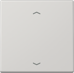 Standard centre plate with arrow symbols, for blinds, light grey, LB LS1700PLG | 4011377151635