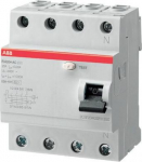 FH204 AC-63/0.03 Residual Current Circuit Breaker (RCCB) 4P 63A 30mA AC 2CSF204004R1630 | 8012542894100