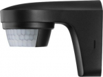 Motion sensor, black, operating range up to 12 m, IP55, 180&deg;, theLuxa S180 BK 1010506 | 4003468100257