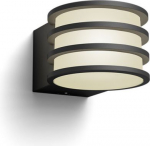 Hue Lucca wall lantern anthracite 1x9W 230V White 1740193P0 915005561201 | 8718696166048