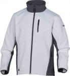 LULEA Polyester/elastane softshell jacket White-grey size L LULEABCGT | 3295249190538