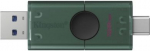 Kingston DataTraveler Duo | 128 GB | USB 3.2 Gen 1 | Black/Green DTDEG2/128GB | 740617351774